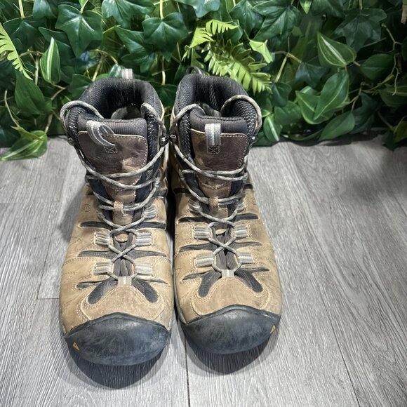 Keen Boots Mens Sz 11 Brown Leather Gypsum Mid Dry Water Resistant 1002246 main image 7